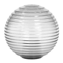 Astro Tacoma Ribbed Glass Shade - Clear