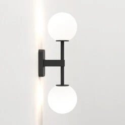 Astro Tacoma Twin Wall Light - Bracket Only - Matt Black