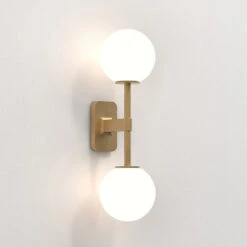 Astro Tacoma Twin Wall Light - Bracket Only - Antique Brass -Home Lighting Store 47229 11
