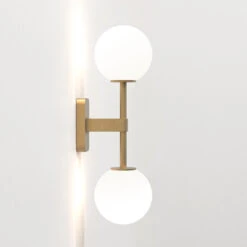 Astro Tacoma Twin Wall Light - Bracket Only - Antique Brass