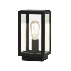 Astro Homefield Outdoor Pedestal Light - Textured Black 9 Astro Homefield Outdoor Pedestal Light - Textured Black -Home Lighting Store 47253 01