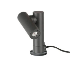 Faro Barcelona Spy LED Garden Spotlight - Dark Grey