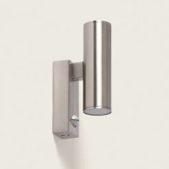 Edit Pimlico Outdoor Up & Down Wall Light With PIR Sensor - Stainless Steel -Home Lighting Store 48123 001