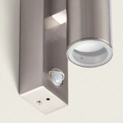 Edit Pimlico Outdoor Up & Down Wall Light With PIR Sensor - Stainless Steel -Home Lighting Store 48123 006