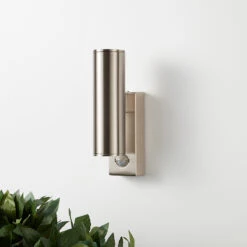 Edit Pimlico Outdoor Up & Down Wall Light With PIR Sensor - Stainless Steel -Home Lighting Store 48123 11