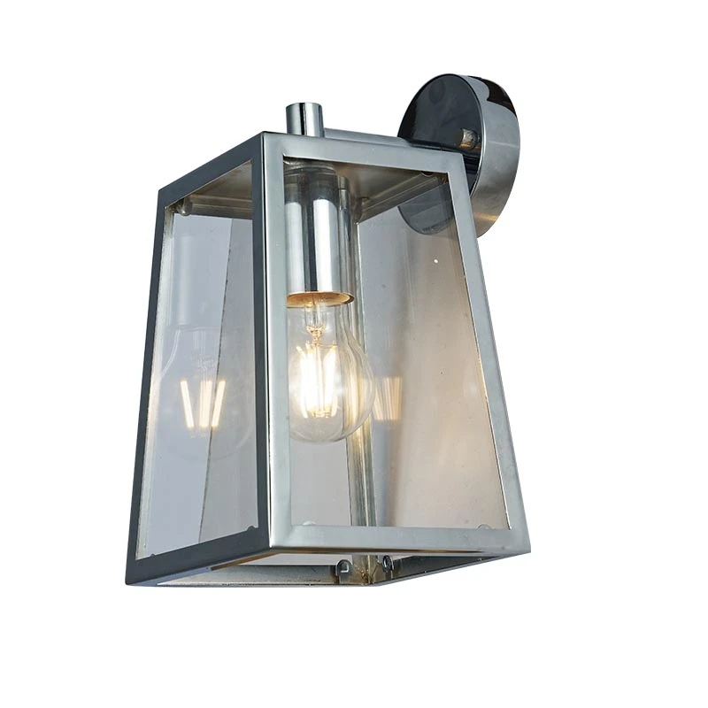 Edit Wimbledon Lantern Wall Light - Polished Nickel 3 Edit Wimbledon Lantern Wall Light - Polished Nickel - Image 3