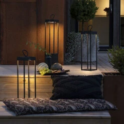 Konstsmide Ravello 50 Battery Operated LED Outdoor Lantern - Black -Home Lighting Store 48460 15