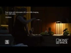 Konstsmide Ravello 50 Battery Operated LED Outdoor Lantern - Black -Home Lighting Store 48460 yt kDwzNn60KFQ