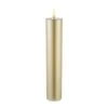 Sirius Sille 250 Battery Operated LED Wax Flicker Candle - Gold