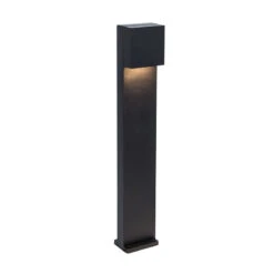 Lutec Gemini XF LED Outdoor Bollard Light - Matt Black