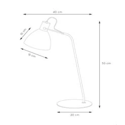 Lucide Shadi Desk Lamp - Black -Home Lighting Store 49701 DIA