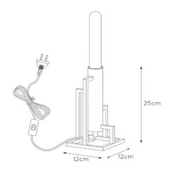 Lucide Zilda Table Lamp - Black 12 Lucide Zilda Table Lamp - Black -Home Lighting Store 49743 DIA
