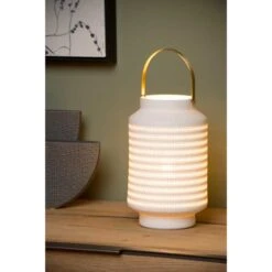 Lucide Jamila Porcelain Table Lamp - White -Home Lighting Store 49868 33
