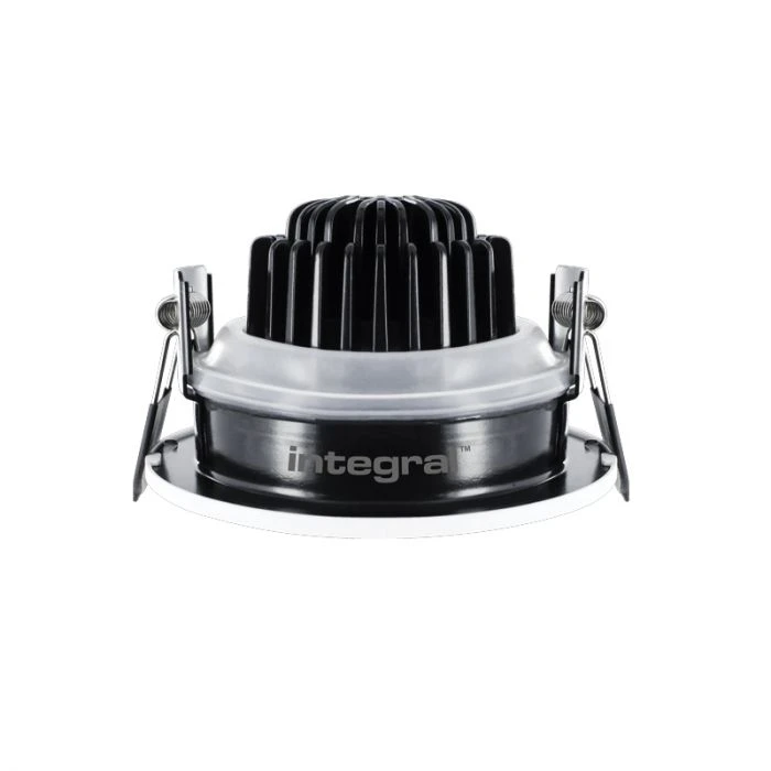 Integral 9W Cool White Dimmable LED Fire Rated Adjustable Downlight - Matt White 2 Integral 9W Cool White Dimmable LED Fire Rated Adjustable Downlight - Matt White - Image 2