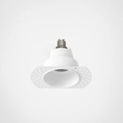 Astro Trimless Slimline Round Fire Rated IP65 Fixed Downlight - White -Home Lighting Store 61902 12