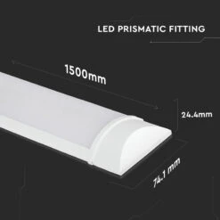 V-Tac 50W Cool White Samsung Chip LED Batten - 5ft Single 15 V-Tac 50W Cool White Samsung Chip LED Batten - 5ft Single -Home Lighting Store 62564 Dia