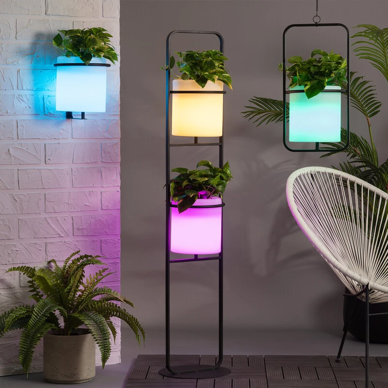 Plant Pot Rechargeable Colour Changing LED Feature Light With Remote Control 5 Plant Pot Rechargeable Colour Changing LED Feature Light With Remote Control - Image 5