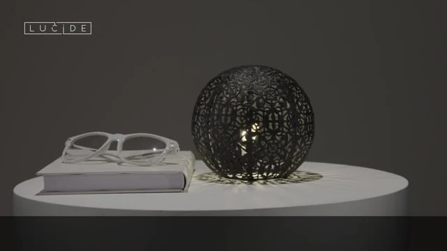 Lucide Paolo Table Lamp - Black 6 Lucide Paolo Table Lamp - Black - Image 6