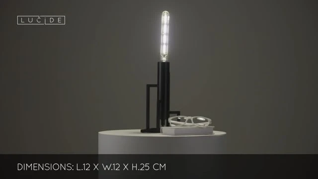 Lucide Zilda Table Lamp - Black 7 Lucide Zilda Table Lamp - Black - Image 7