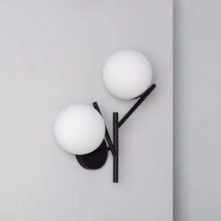Edit Balts 2 Arm Wall Light - Black