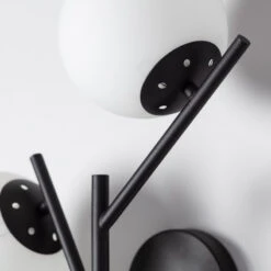 Edit Balts 2 Arm Wall Light - Black -Home Lighting Store E1312 005