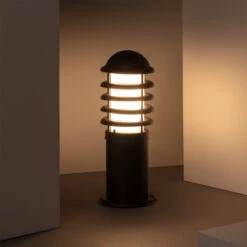 Edit Guiza 40 Outdoor Pedestal Light - Black -Home Lighting Store E1369 004