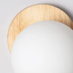 Edit Kamulo Wall Light - White & Wood -Home Lighting Store E1389 04