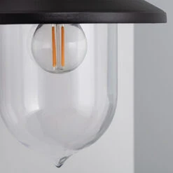 Edit Klasik Outdoor Hanging Lantern Wall Light - Black -Home Lighting Store E1402 008