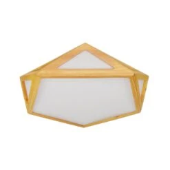 Edit Altigen 20W CCT Selectable LED Flush Geometric Ceiling Light - Wood -Home Lighting Store E1517 53