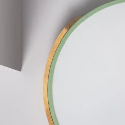 Edit Dari Round 24W White Selectable LED Flush Ceiling Light - Green & Wood -Home Lighting Store E1519 55
