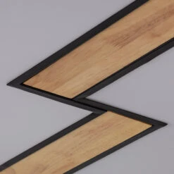 Edit Brusk 35W CCT Selectable LED Flush Ceiling Light - Black & Wood -Home Lighting Store E1522 54