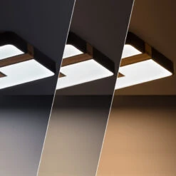 Edit Brusk 35W CCT Selectable LED Flush Ceiling Light - Black & Wood -Home Lighting Store E1522 58