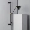 Edit Oga Adjustable Wall Light With Plug - Black