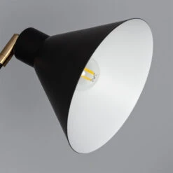 Edit Oga Adjustable Wall Light With Plug - Black -Home Lighting Store E2082 08