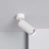 Edit Quartz Single Ceiling Spotlight - White