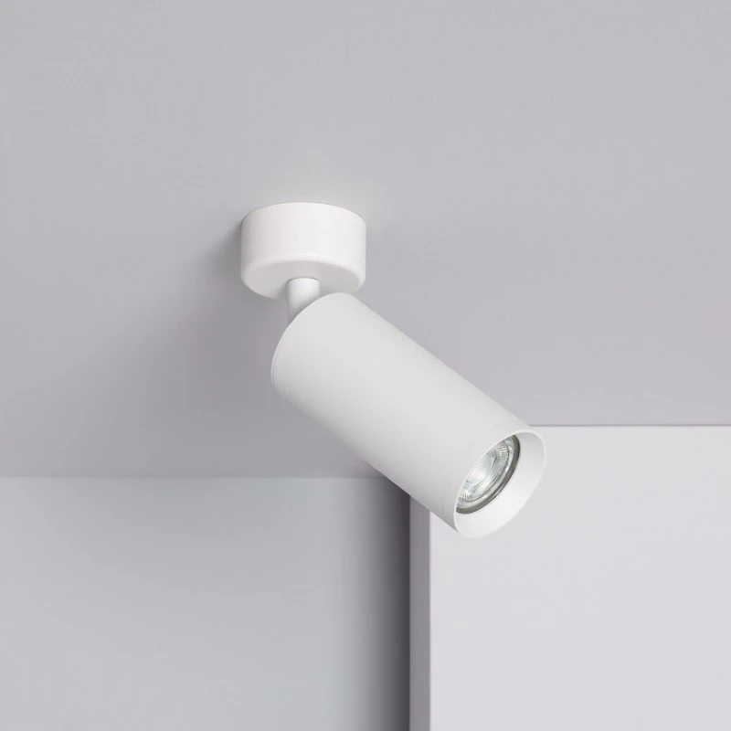 Edit Quartz Single Ceiling Spotlight - White 1 Edit Quartz Single Ceiling Spotlight - White