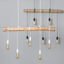 Edit Yagis Wood 5 Light Bar Ceiling Pendant - Black -Home Lighting Store E2188 11