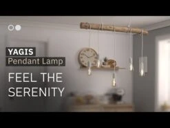 Edit Yagis Wood 5 Light Bar Ceiling Pendant - Black -Home Lighting Store E2188 yt xy Vos56D c