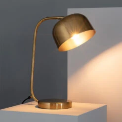 Edit Kengele Desk Lamp - Gold -Home Lighting Store E2623 004