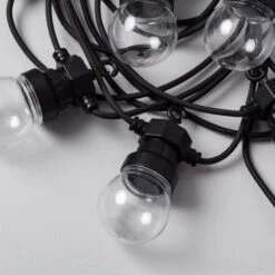 Edit 7m Kepler LED Solar Festoons - 8 Lights - Black -Home Lighting Store E2628 04