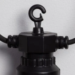 Edit 7m Kepler LED Solar Festoons - 8 Lights - Black -Home Lighting Store E2628 06