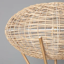Edit Ronax Rattan Floor Lamp - Natural -Home Lighting Store E2718 007