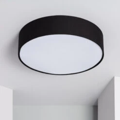 Edit Ranje Flush Ceiling Light - Black