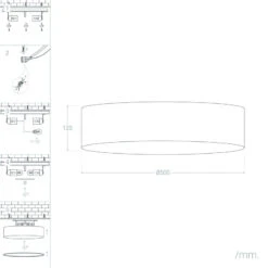 Edit Ranje Flush Ceiling Light - Black -Home Lighting Store E2736 008