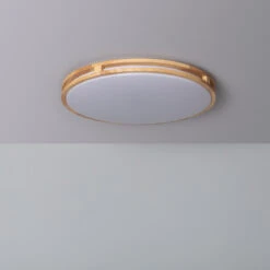 Edit 20W Flush LED Ceiling Light - Wood