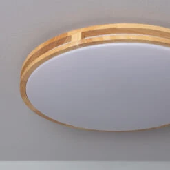 Edit 20W Flush LED Ceiling Light - Wood -Home Lighting Store E2739 007