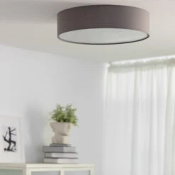 Edit Ranje Flush Ceiling Light - Dark Brown