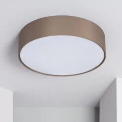 Edit Ranje Flush Ceiling Light - Dark Brown -Home Lighting Store E2741 004