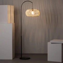 Edit Arawa Rattan Floor Lamp - Natural -Home Lighting Store E2852 13