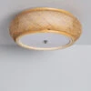 Edit Sorolla Flush Bamboo Ceiling Light - Natural